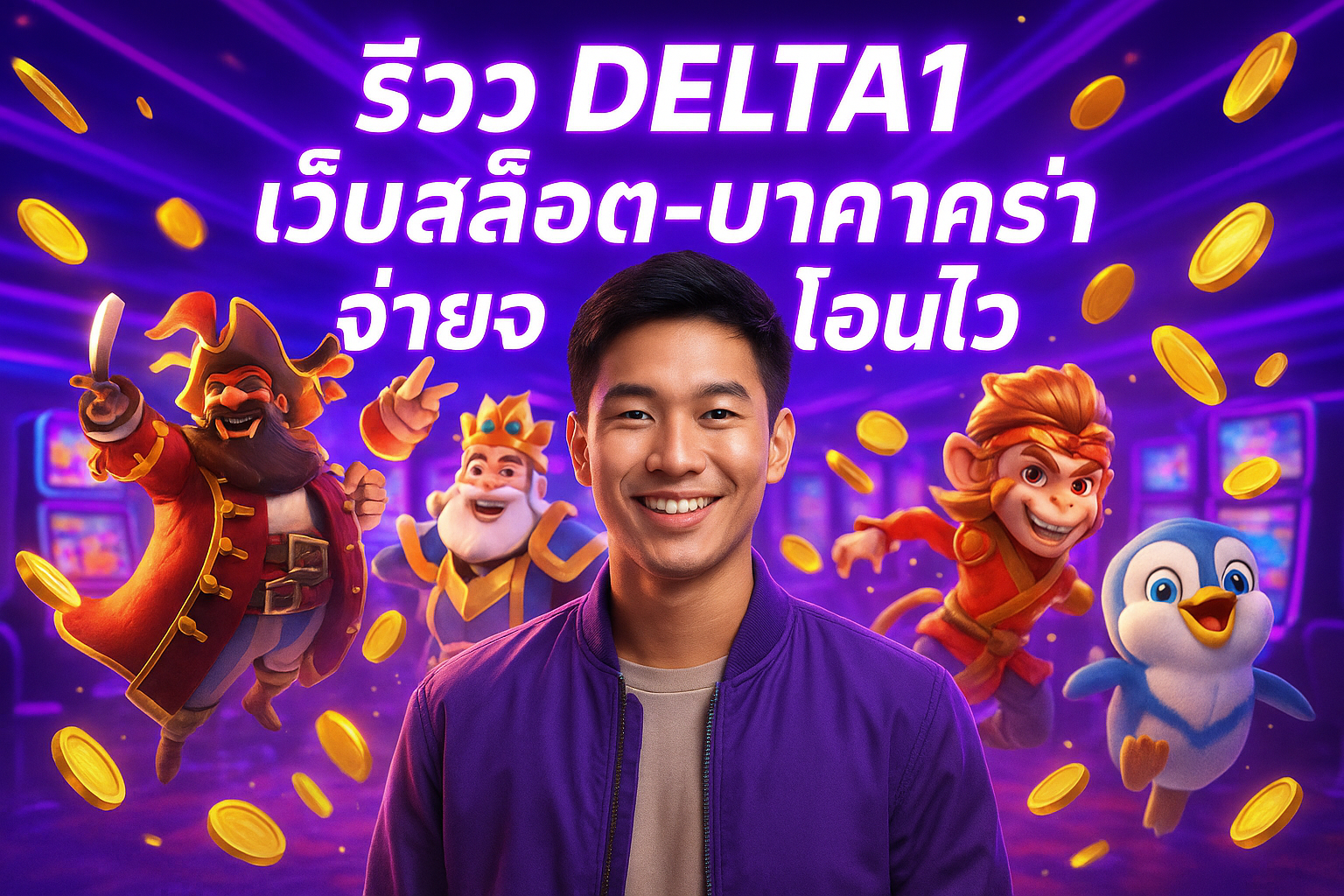 รีวิว DELTA1 เว็บสล็อต-บาคาร่า จ่ายจริง โอนไว