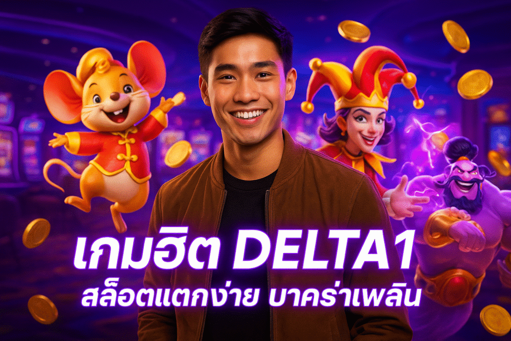 เกมฮิต DELTA1 สล็อตแตกง่าย บาคาร่าเพลิน